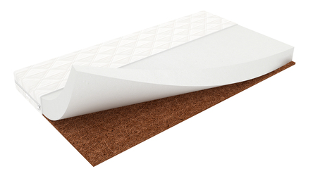 Materac piankowy z dodatkową warstwą kokosową